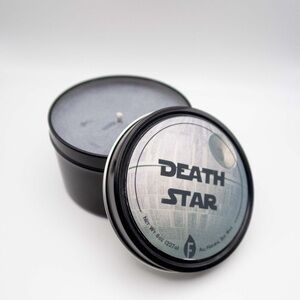 Death Star Candle | Space Station Scent | Metallic Smoke | Limited Edition